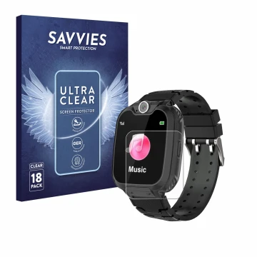 Front side of a product packaging with the brand logo Savvies. Next to it is the device Auburet ETX001 shown with the correspo