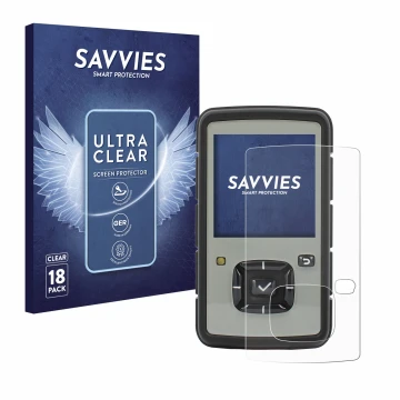 Front side of a product packaging with the brand logo Savvies. Next to it is the device TPL Birdy Slim shown with the correspo
