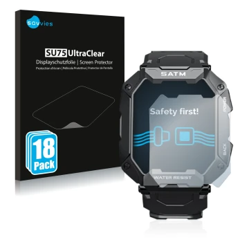 Front side of a product packaging with the brand logo Savvies. Next to it is the device Bengux C20 shown with the correspondin