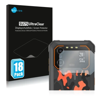 Front side of a product packaging with the brand logo Savvies. Next to it is the device iiiF150 B1 Pro (ONLY Camera Lens) show