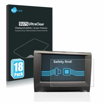 Front side of a product packaging with the brand logo Savvies. Next to it is the device Ford Mondeo S&S Business sync 3 2016 s