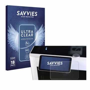 Front side of a product packaging with the brand logo Savvies. Next to it is the device Bambu Lab X1-Carbon 3D Printer shown w