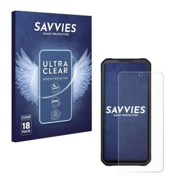Front side of a product packaging with the brand logo Savvies. Next to it is the device iiiF150 Raptor shown with the correspo