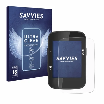 Front side of a product packaging with the brand logo Savvies. Next to it is the device CooSpo BC26 shown with the correspondi