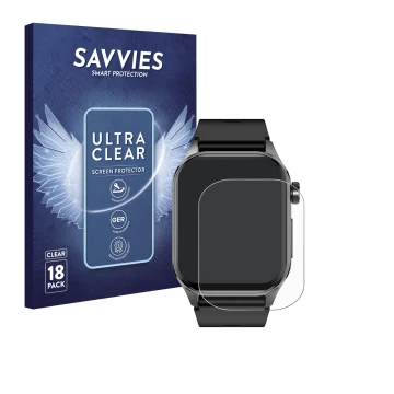 Front side of a product packaging with the brand logo Savvies. Next to it is the device Knauermann Pro 3 2024 (rectangular) sh