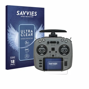Front side of a product packaging with the brand logo Savvies. Next to it is the device Jumper T15 shown with the correspondin