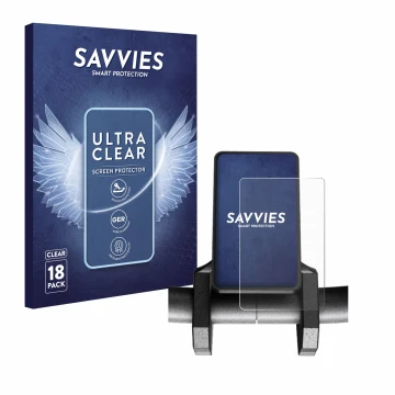 Front side of a product packaging with the brand logo Savvies. Next to it is the device Joyor S8-S V1 shown with the correspon