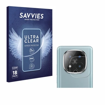 Front side of a product packaging with the brand logo Savvies. Next to it is the device Xiaomi Redmi Note 14 Pro Plus (ONLY Ca