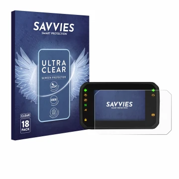 Front side of a product packaging with the brand logo Savvies. Next to it is the device Honda ADV350 5