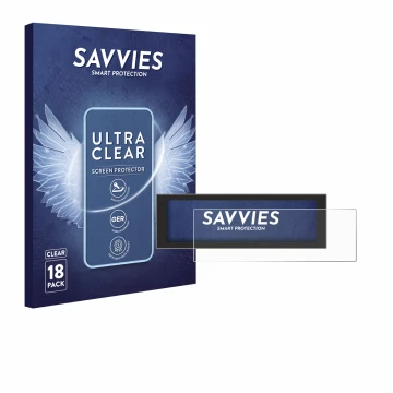 Front side of a product packaging with the brand logo Savvies. Next to it is the device EcoFlow DELTA 3 Plus shown with the co