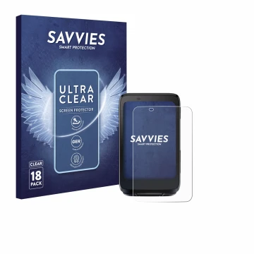 Front side of a product packaging with the brand logo Savvies. Next to it is the device iGPSPORT BiNavi shown with the corresp