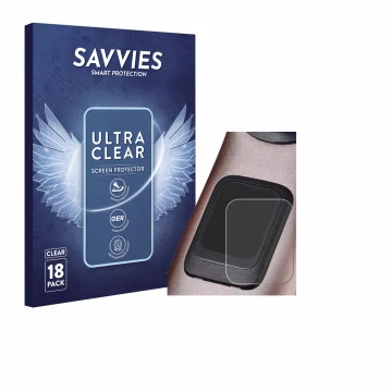 Front side of a product packaging with the brand logo Savvies. Next to it is the device Specialized Turbo Levo 4 shown with th