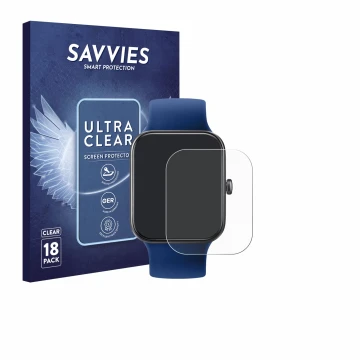 Front side of a product packaging with the brand logo Savvies. Next to it is the device Decathlon CW500 M shown with the corre