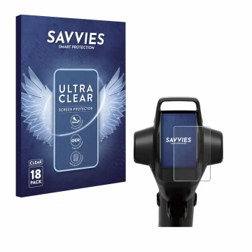 Front side of a product packaging with the brand logo Savvies. Next to it is the device Segway GT3 Pro shown with the correspo