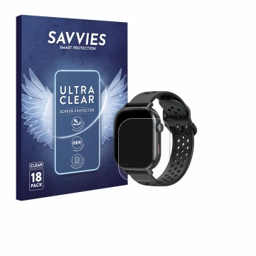 Front side of a product packaging with the brand logo Savvies. Next to it is the device Jugeman P131 2.06