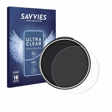 Front side of a product packaging with the brand logo Savvies. Next to it is the device OOONO CO-Driver NO2 Plus shown with th