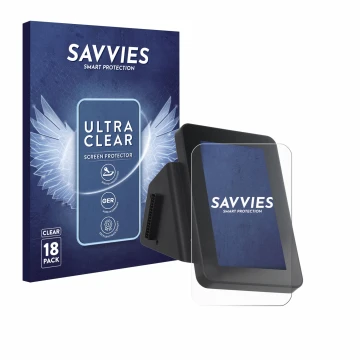 Front side of a product packaging with the brand logo Savvies. Next to it is the device Anycubic Kobra 3 V2 Combo shown with t