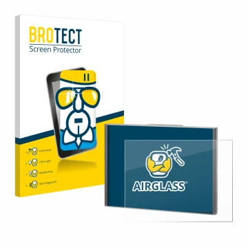 Front side of a product packaging with the brand logo BROTECT. Next to it is the device Siemens Simatic MP 377 12