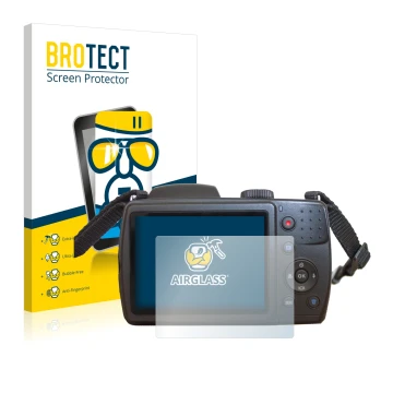 Front side of a product packaging with the brand logo BROTECT. Next to it is the device MEDION Life X44088 (MD 86888) shown wi
