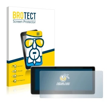 Front side of a product packaging with the brand logo BROTECT. Next to it is the device Mercedes-Benz E-Class W212 2009-2014 N
