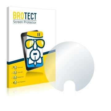 Front side of a product packaging with the brand logo BROTECT. Next to it is the device Dyson V11 Absolute Pro shown with the 