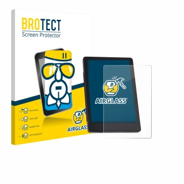 Front side of a product packaging with the brand logo BROTECT. Next to it is the device BMZ DS103 shown with the corresponding