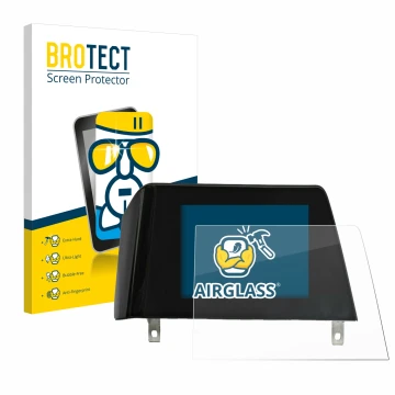 Front side of a product packaging with the brand logo BROTECT. Next to it is the device BMW 3 G21 2020 Infotainment System (tr