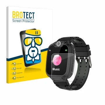 Front side of a product packaging with the brand logo BROTECT. Next to it is the device Auburet ETX001 shown with the correspo