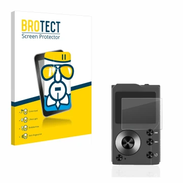 Front side of a product packaging with the brand logo BROTECT. Next to it is the device Surfans F20 shown with the correspondi