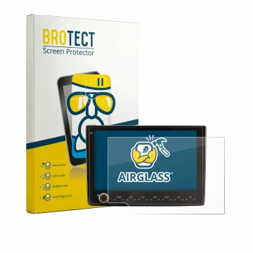 Front side of a product packaging with the brand logo BROTECT. Next to it is the device Fiat Ducato III 2006 - 2011 Zenec Z-E3