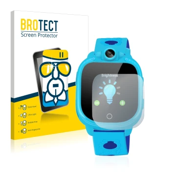 Front side of a product packaging with the brand logo BROTECT. Next to it is the device Prograce 1.5