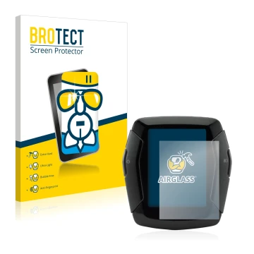 Front side of a product packaging with the brand logo BROTECT. Next to it is the device Yamaha Display C shown with the corres