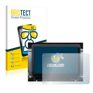 Front side of a product packaging with the brand logo BROTECT. Next to it is the device Fiat Ducato 2021 10
