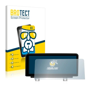 Front side of a product packaging with the brand logo BROTECT. Next to it is the device Koason BMW 3 Series 10.25