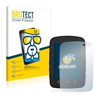 Front side of a product packaging with the brand logo BROTECT. Next to it is the device TwoNav Terra shown with the correspond