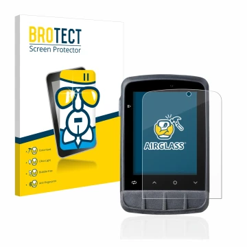 Front side of a product packaging with the brand logo BROTECT. Next to it is the device Giant Dash L200 shown with the corresp