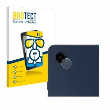 Front side of a product packaging with the brand logo BROTECT. Next to it is the device Samsung Galaxy Tab A9 Plus 5G (ONLY Ca