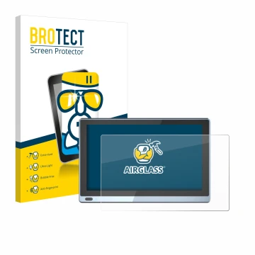 Front side of a product packaging with the brand logo BROTECT. Next to it is the device Higole Gole 1 Pro shown with the corre