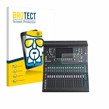 Front side of a product packaging with the brand logo BROTECT. Next to it is the device Allen&Heat SQ5 shown with the correspo