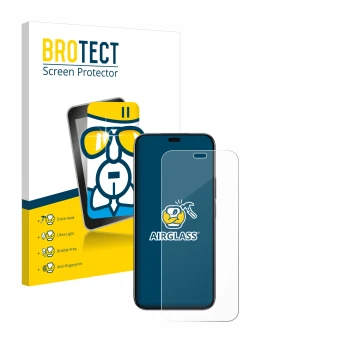 Front side of a product packaging with the brand logo BROTECT. Next to it is the device Honor 200 Lite shown with the correspo