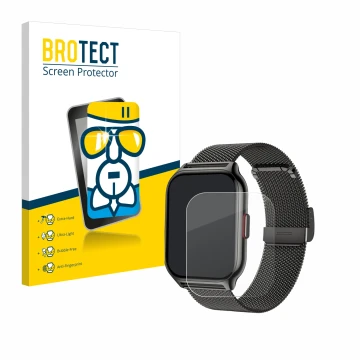 Front side of a product packaging with the brand logo BROTECT. Next to it is the device Narcid P95 2