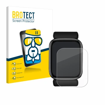 Front side of a product packaging with the brand logo BROTECT. Next to it is the device YHE BP Doctor Fit shown with the corre