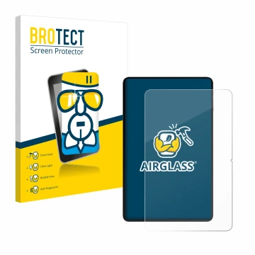 Front side of a product packaging with the brand logo BROTECT. Next to it is the device Oukitel OT5S shown with the correspond