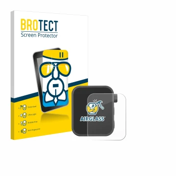 Front side of a product packaging with the brand logo BROTECT. Next to it is the device Godox X3 shown with the corresponding 