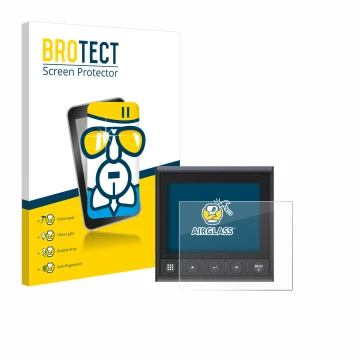 Front side of a product packaging with the brand logo BROTECT. Next to it is the device B&G Triton 2 shown with the correspond