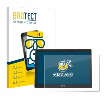 Front side of a product packaging with the brand logo BROTECT. Next to it is the device Zonko K118 shown with the correspondin