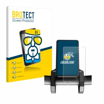 Front side of a product packaging with the brand logo BROTECT. Next to it is the device Joyor S8-S V1 shown with the correspon