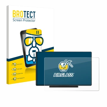 Front side of a product packaging with the brand logo BROTECT. Next to it is the device Carpuride C98 9