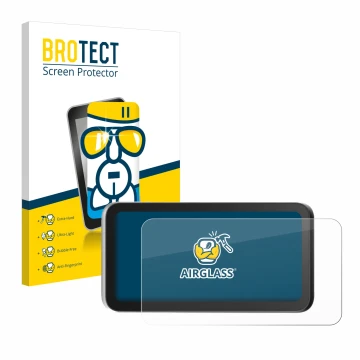 Front side of a product packaging with the brand logo BROTECT. Next to it is the device Einstar VEGA shown with the correspond