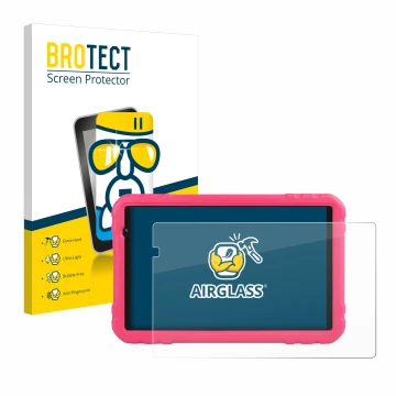 Front side of a product packaging with the brand logo BROTECT. Next to it is the device Juedur R500 10